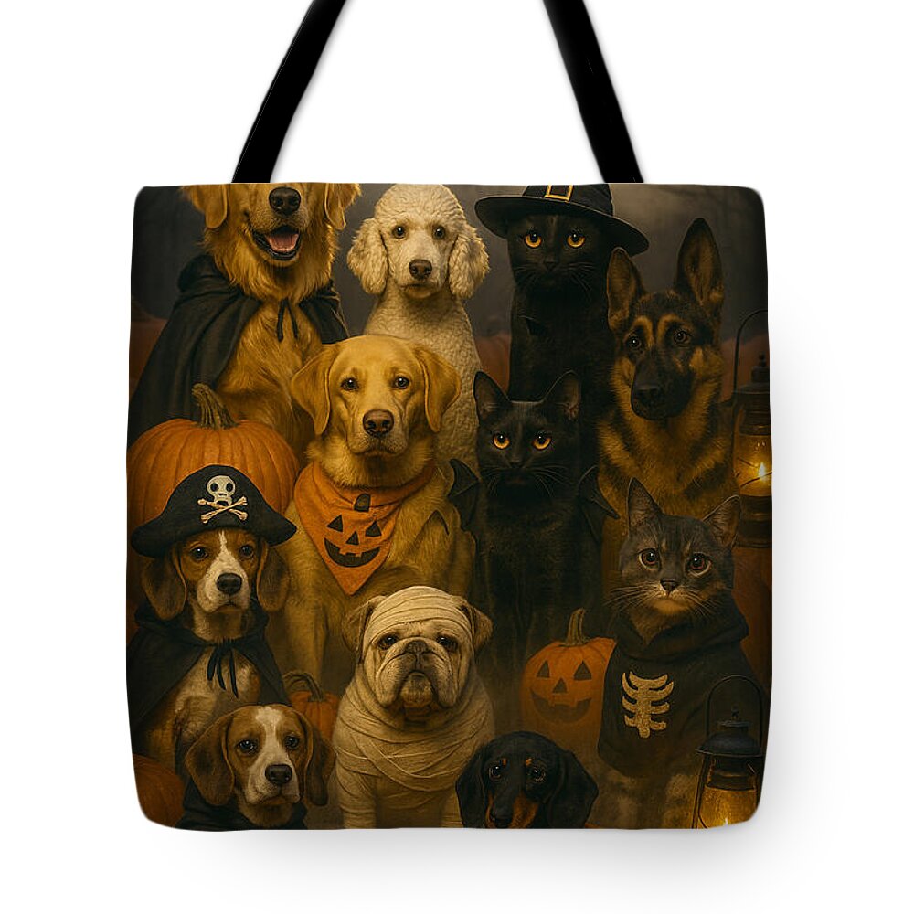 Halloween Pets in Costume - Tote Bag