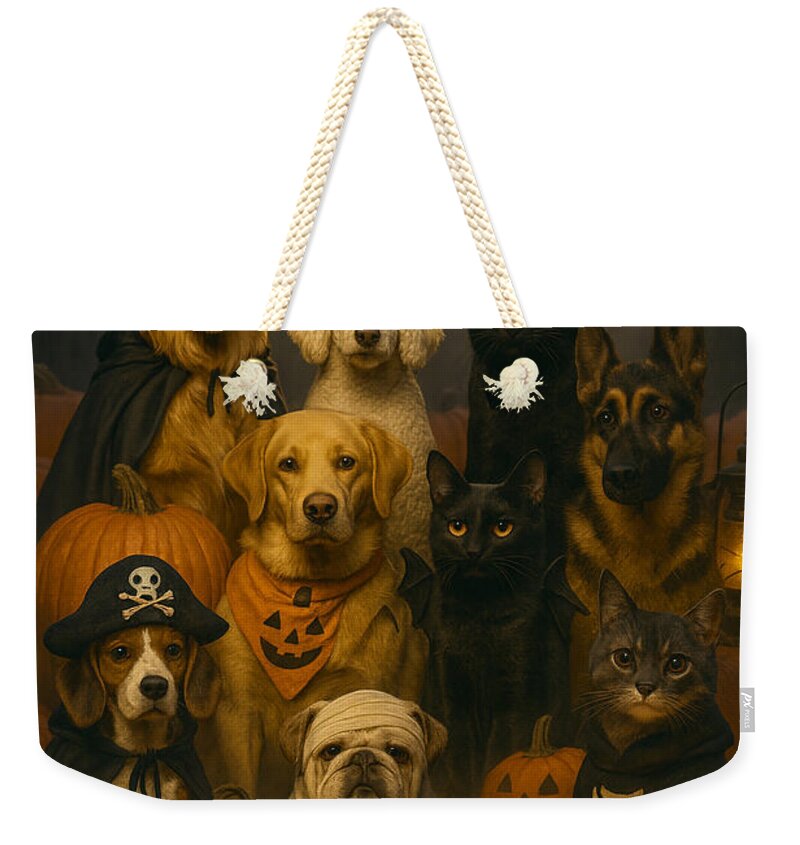 Halloween Pets in Costume - Weekender Tote Bag