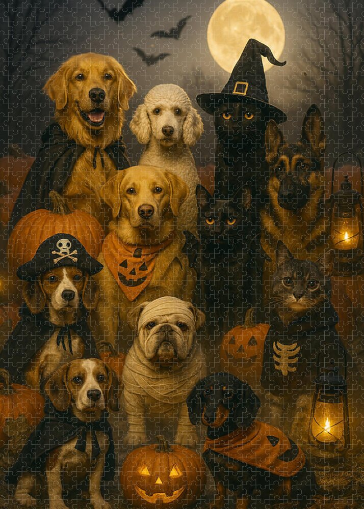 Halloween Pets in Costume - Puzzle