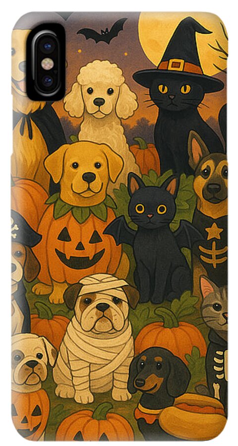 Halloween Pets Gathering - Phone Case