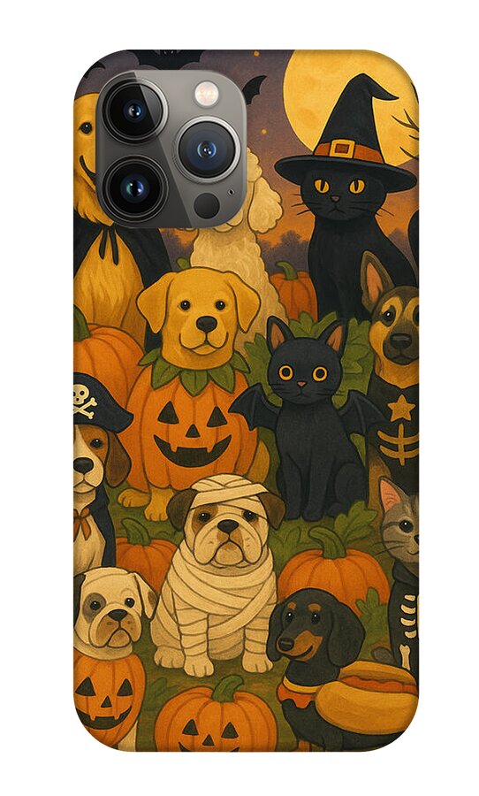 Halloween Pets Gathering - Phone Case