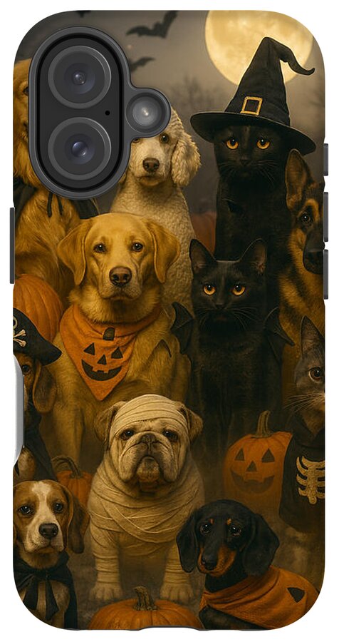 Halloween Pets in Costume - Phone Case
