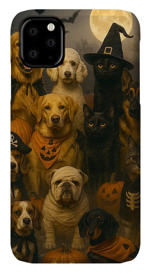 Halloween Pets in Costume - Phone Case