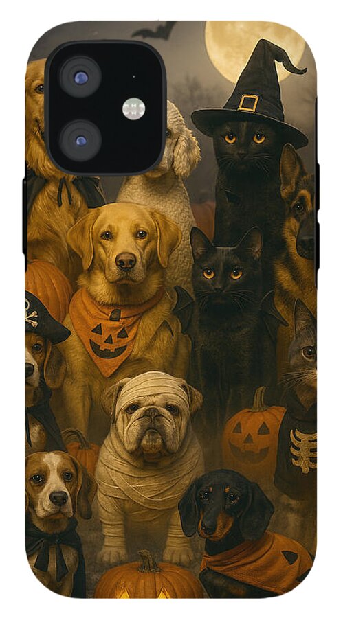 Halloween Pets in Costume - Phone Case