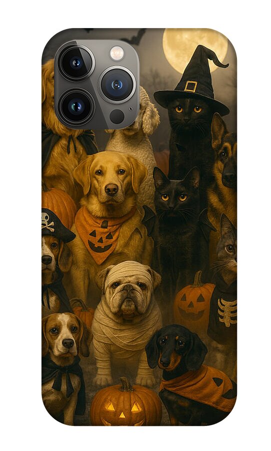 Halloween Pets in Costume - Phone Case