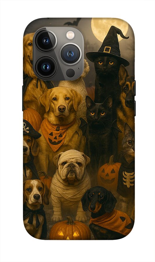 Halloween Pets in Costume - Phone Case