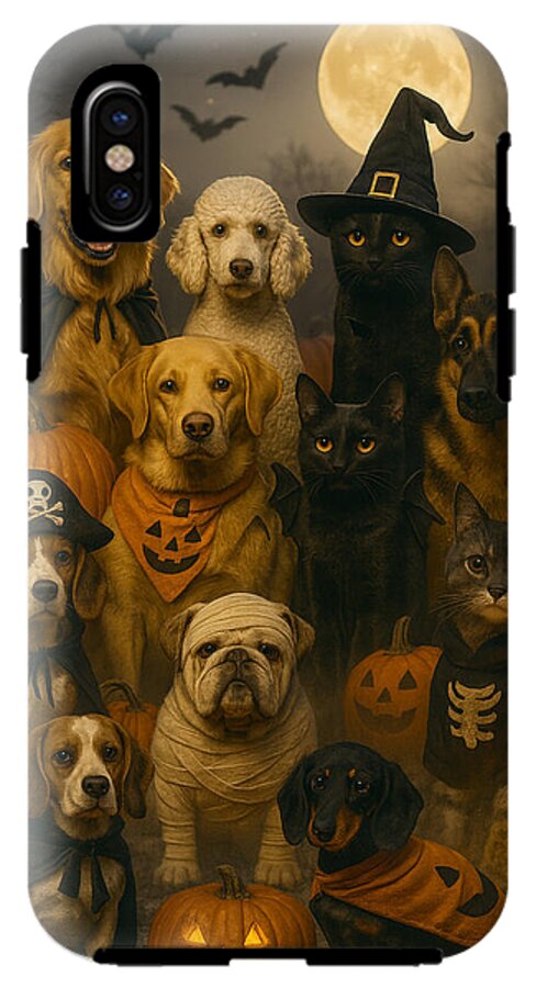 Halloween Pets in Costume - Phone Case