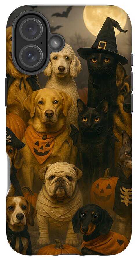 Halloween Pets in Costume - Phone Case