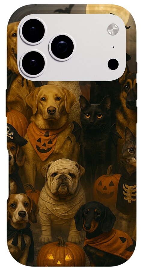 Halloween Pets in Costume - Phone Case