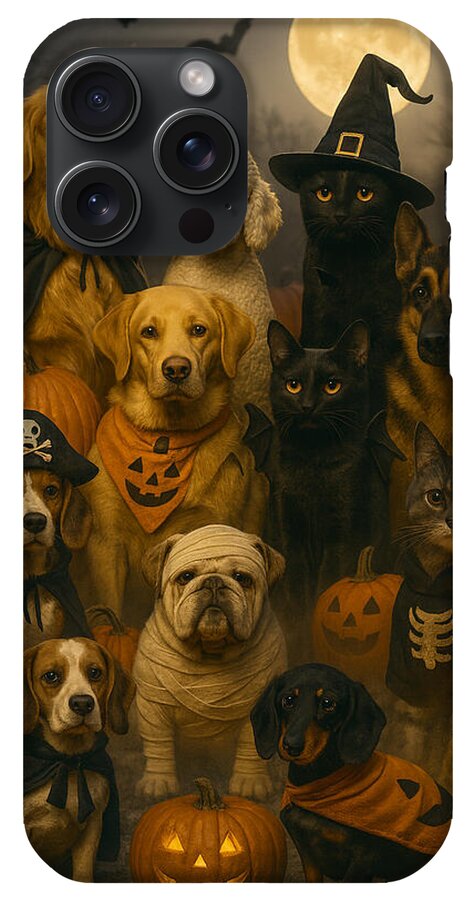 Halloween Pets in Costume - Phone Case