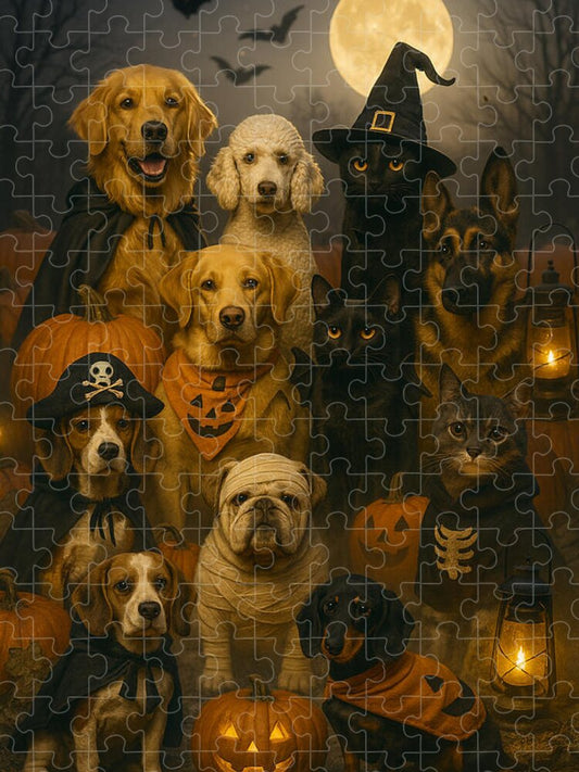 Halloween Pets in Costume - Puzzle