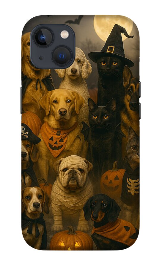 Halloween Pets in Costume - Phone Case