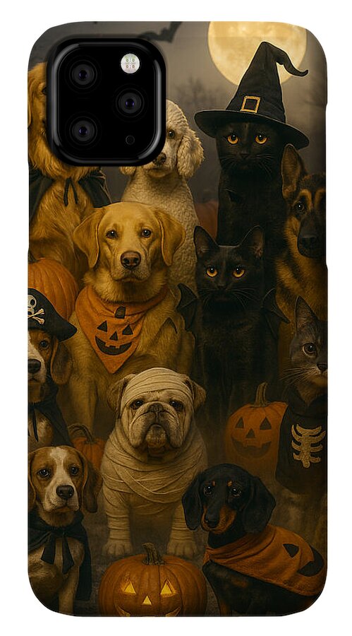 Halloween Pets in Costume - Phone Case