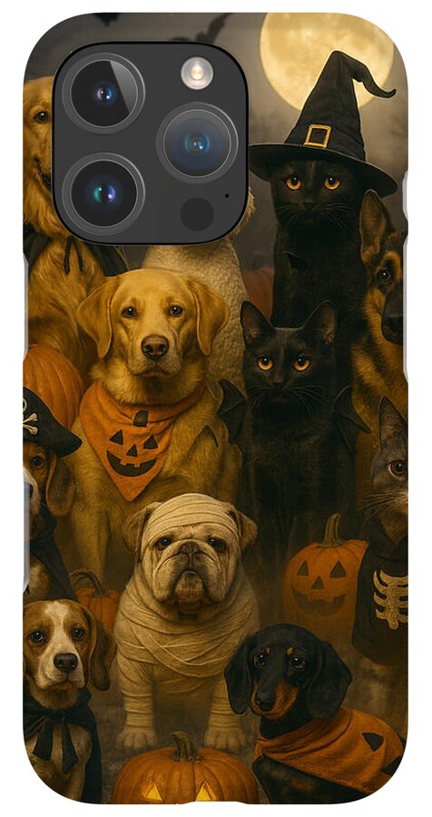 Halloween Pets in Costume - Phone Case