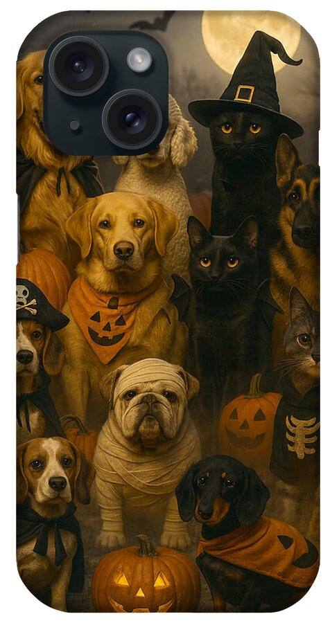 Halloween Pets in Costume - Phone Case