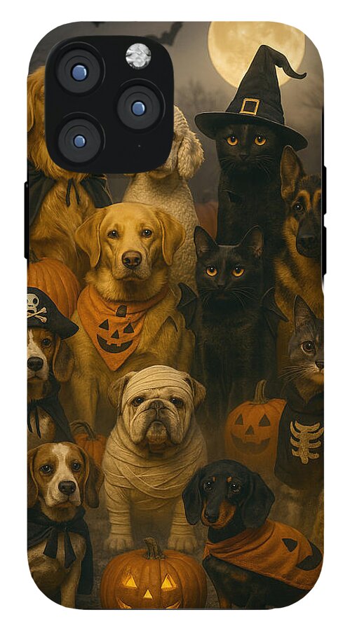 Halloween Pets in Costume - Phone Case