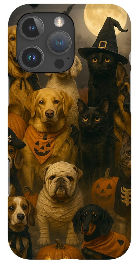 Halloween Pets in Costume - Phone Case