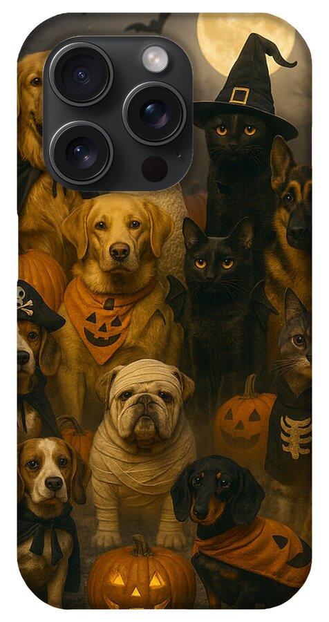 Halloween Pets in Costume - Phone Case