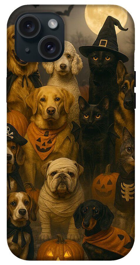 Halloween Pets in Costume - Phone Case