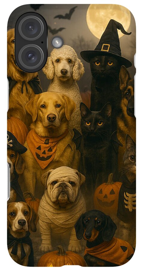 Halloween Pets in Costume - Phone Case
