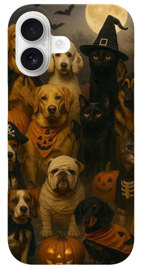 Halloween Pets in Costume - Phone Case
