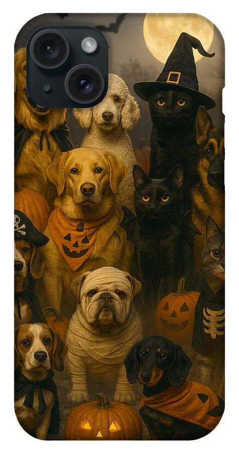 Halloween Pets in Costume - Phone Case