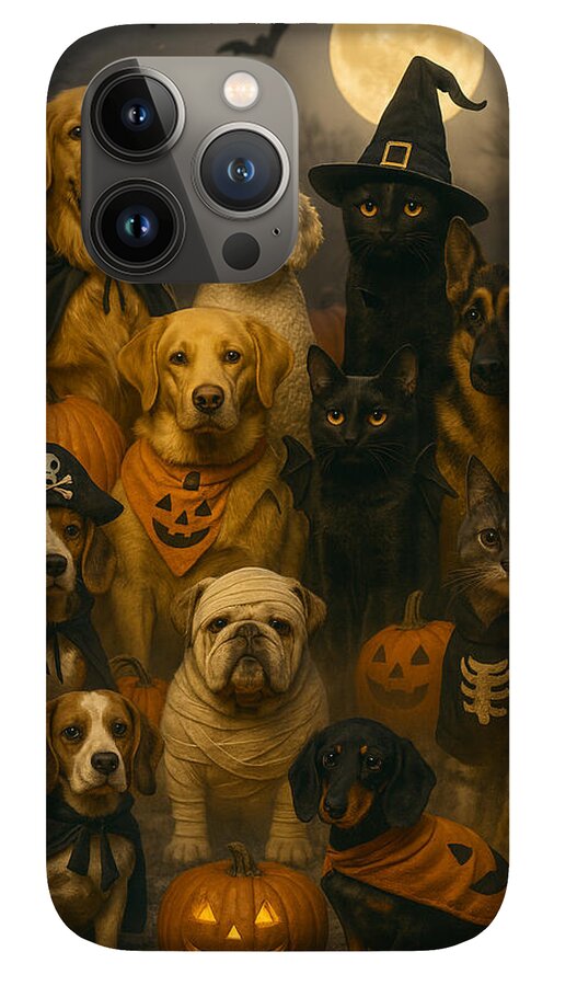 Halloween Pets in Costume - Phone Case