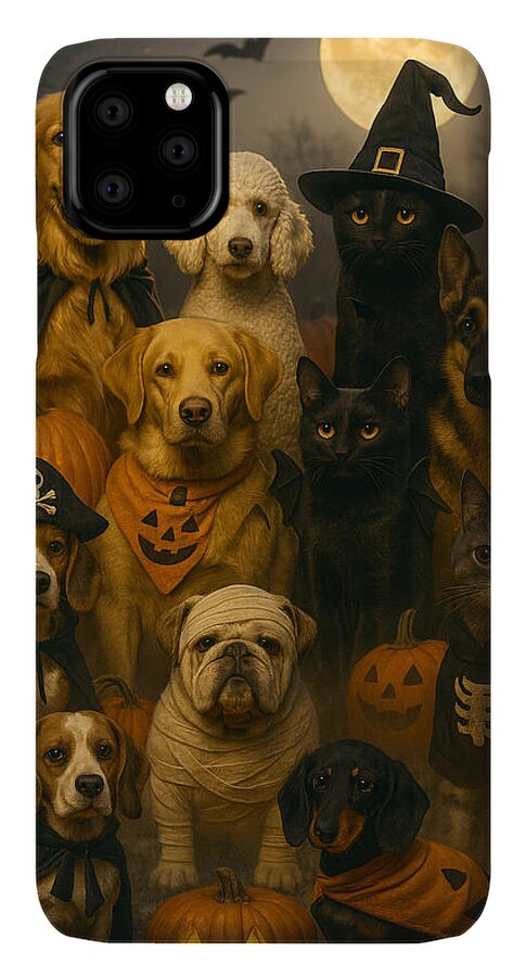 Halloween Pets in Costume - Phone Case