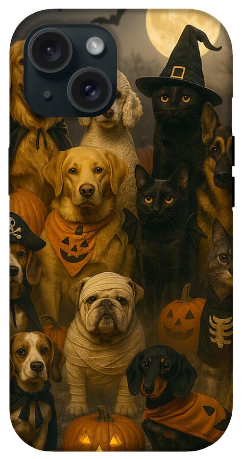Halloween Pets in Costume - Phone Case