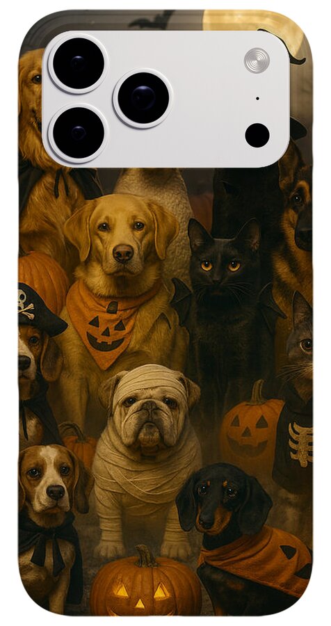 Halloween Pets in Costume - Phone Case