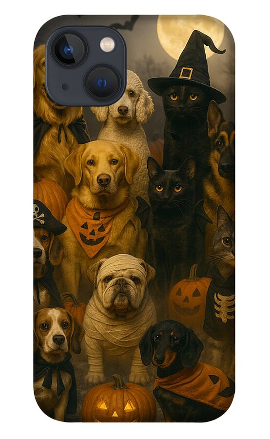 Halloween Pets in Costume - Phone Case