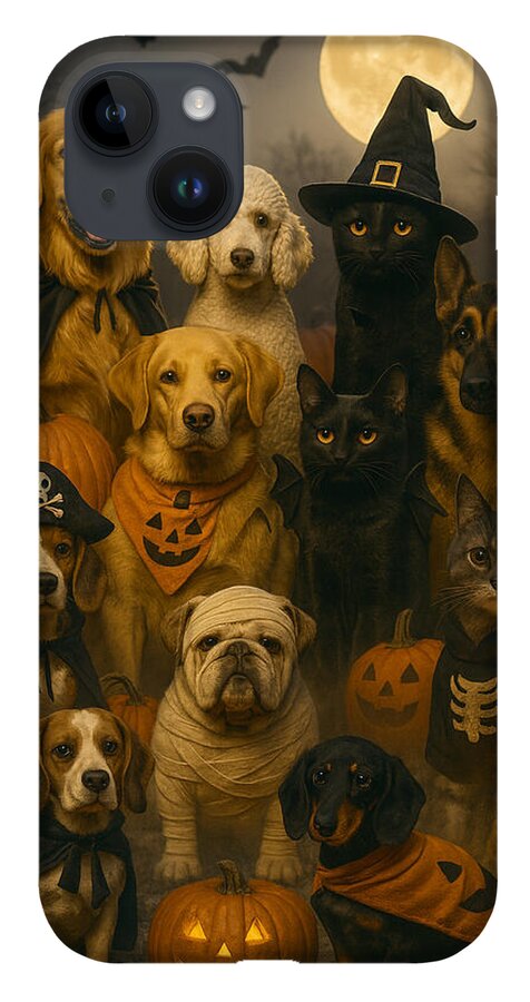 Halloween Pets in Costume - Phone Case