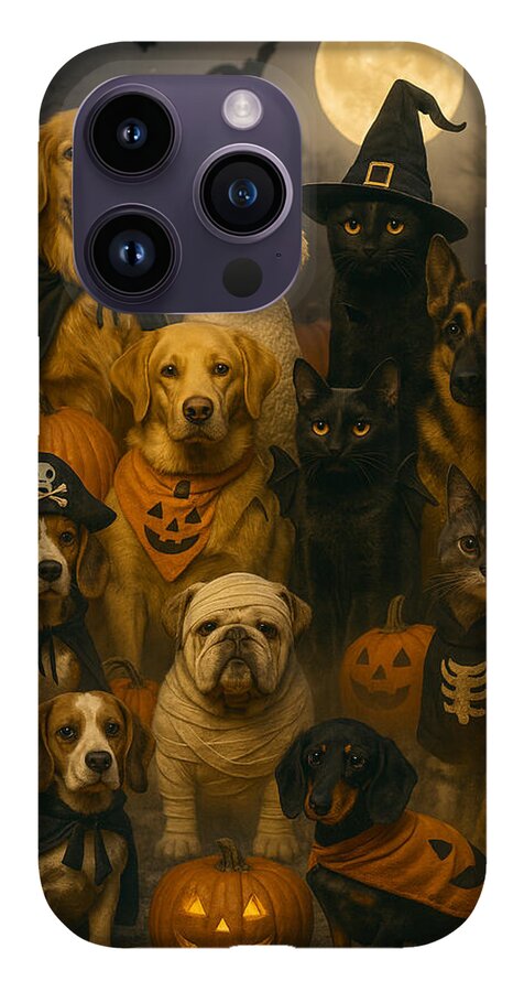 Halloween Pets in Costume - Phone Case