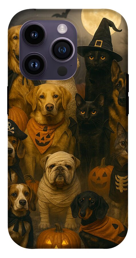 Halloween Pets in Costume - Phone Case