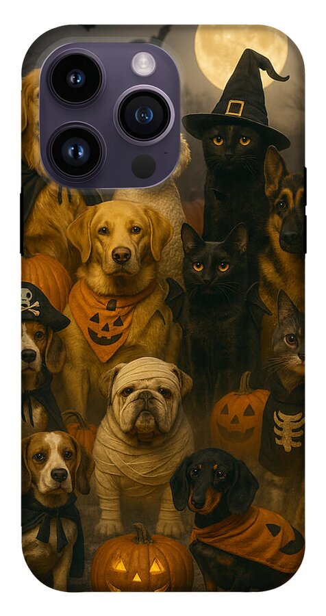 Halloween Pets in Costume - Phone Case