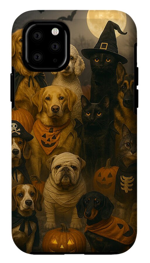 Halloween Pets in Costume - Phone Case