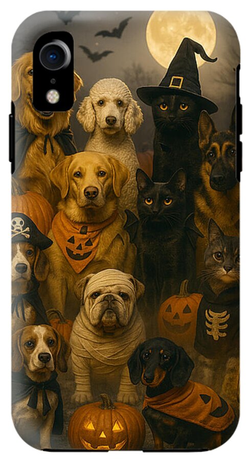 Halloween Pets in Costume - Phone Case