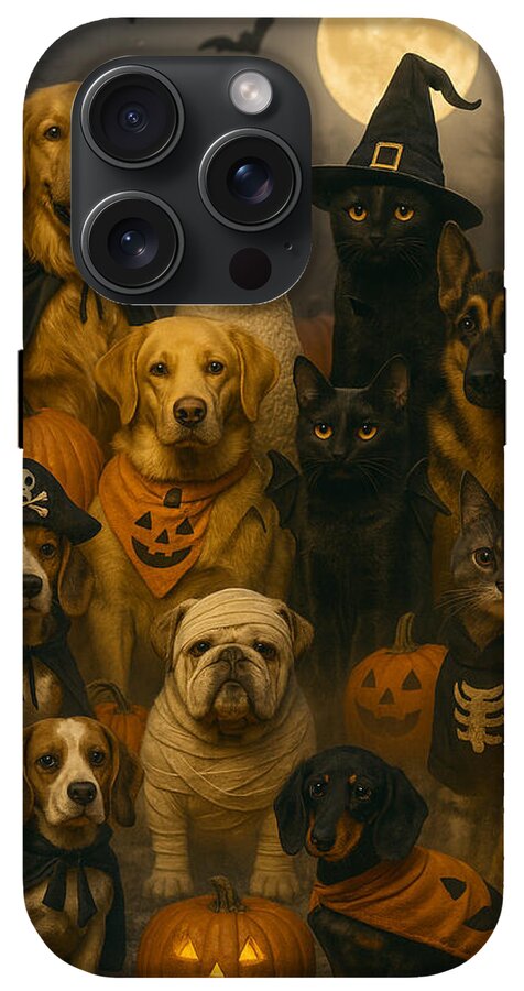 Halloween Pets in Costume - Phone Case