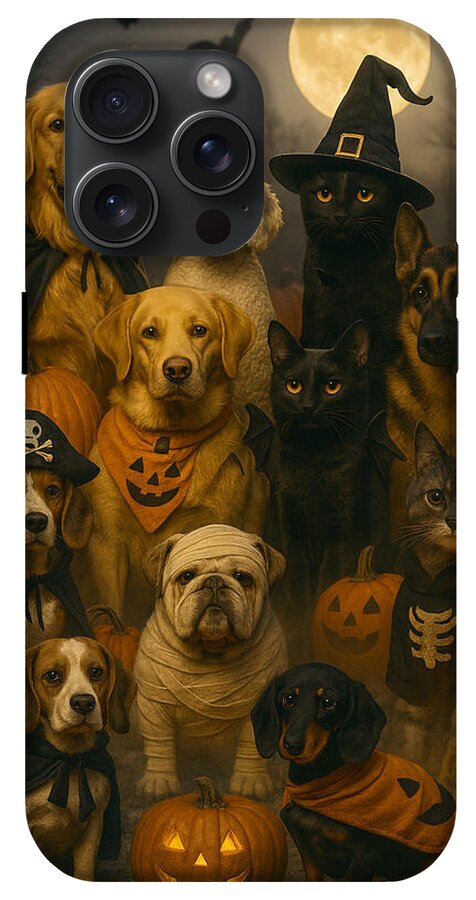Halloween Pets in Costume - Phone Case