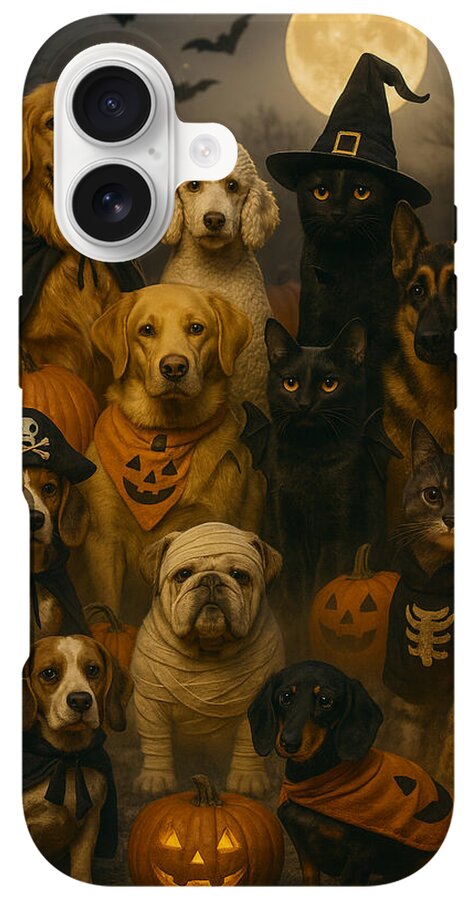 Halloween Pets in Costume - Phone Case