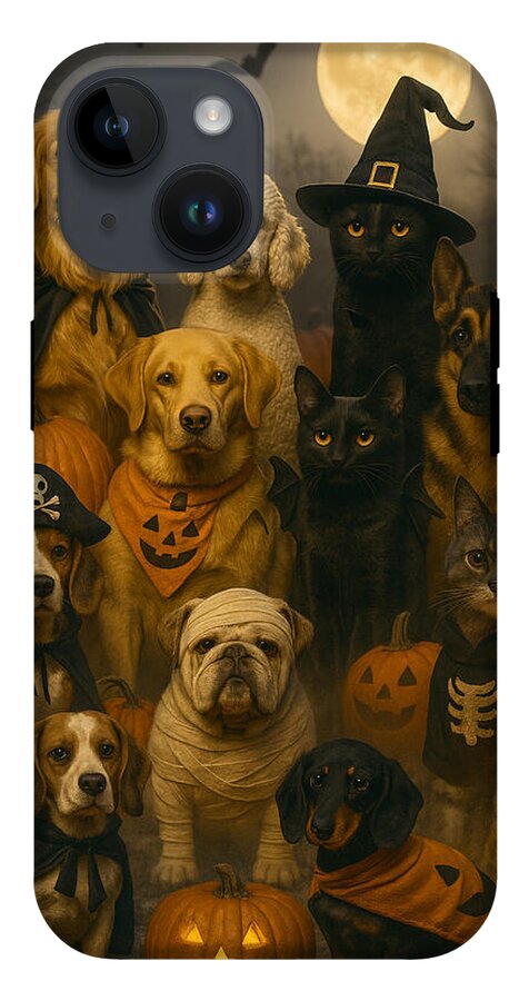 Halloween Pets in Costume - Phone Case