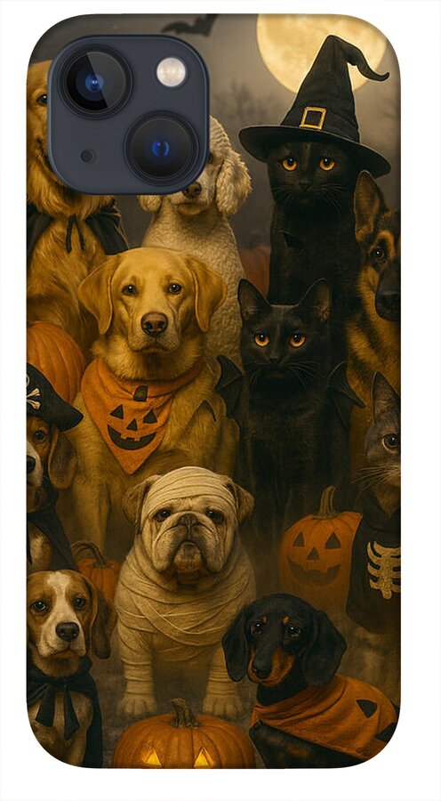 Halloween Pets in Costume - Phone Case