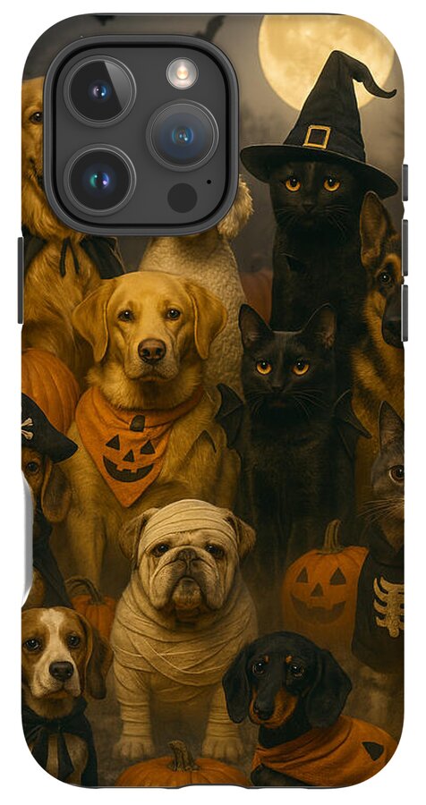 Halloween Pets in Costume - Phone Case