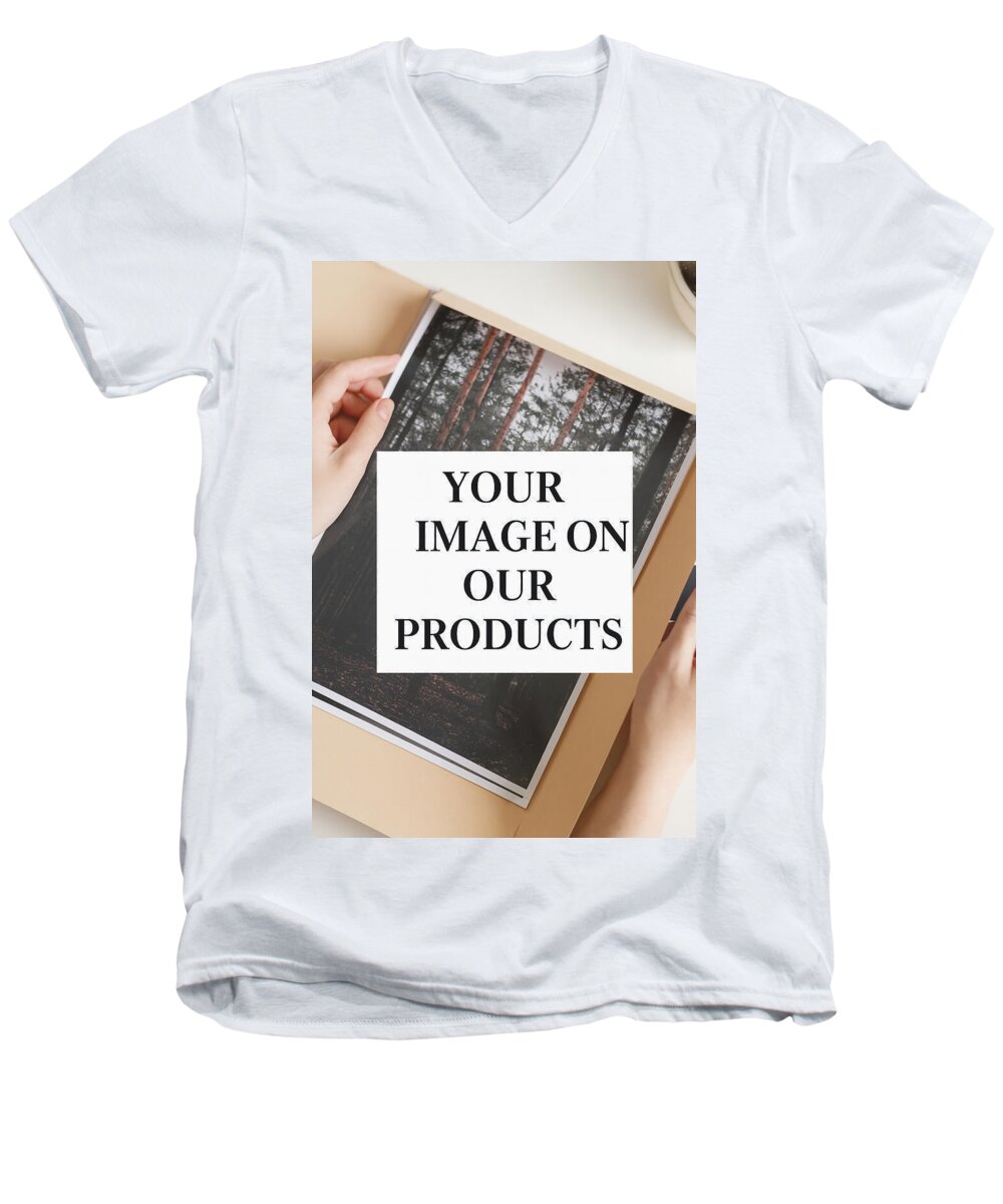 Personalized Product Design Showcase - Men's V-Neck T-Shirt
