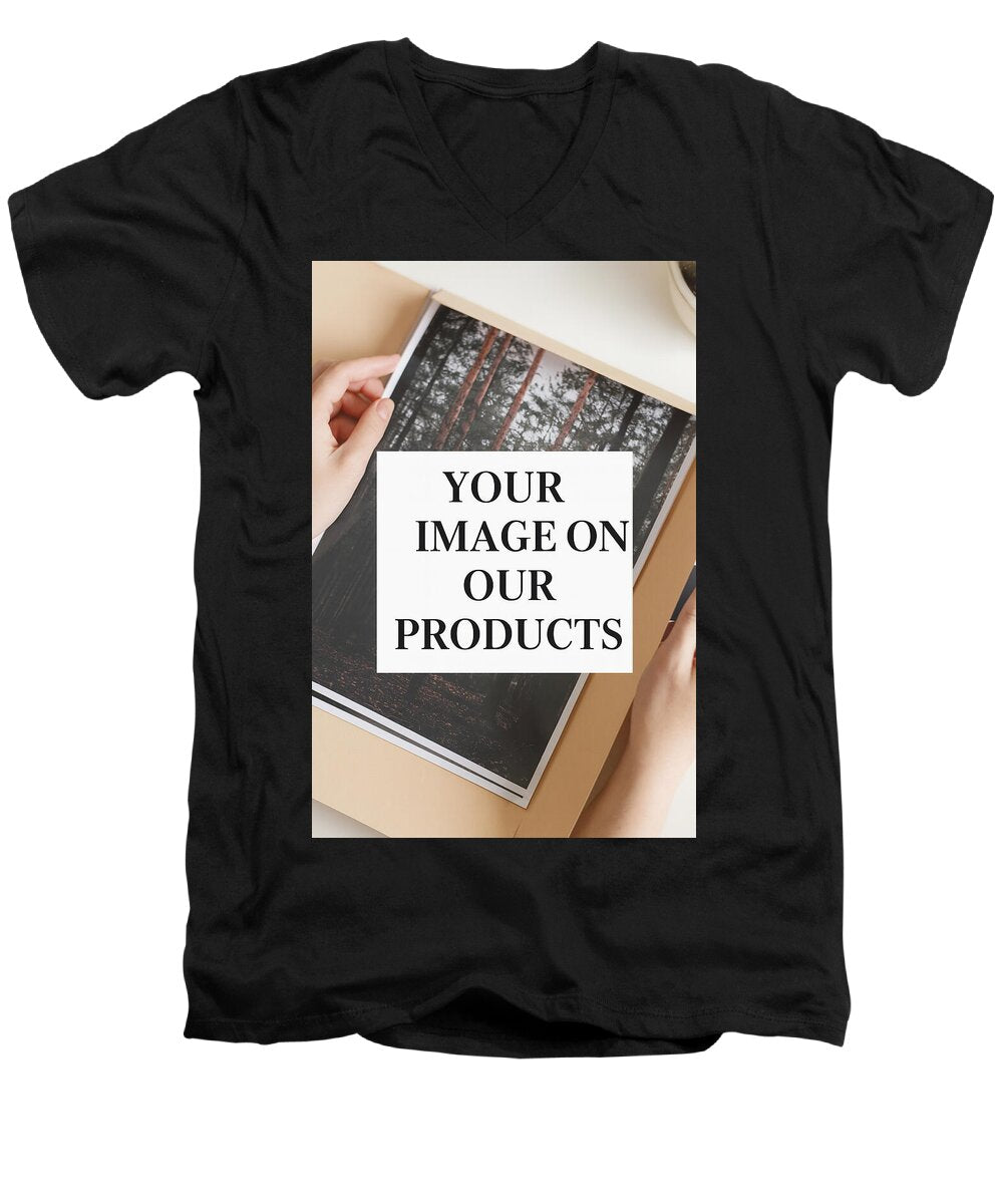 Personalized Product Design Showcase - Men's V-Neck T-Shirt