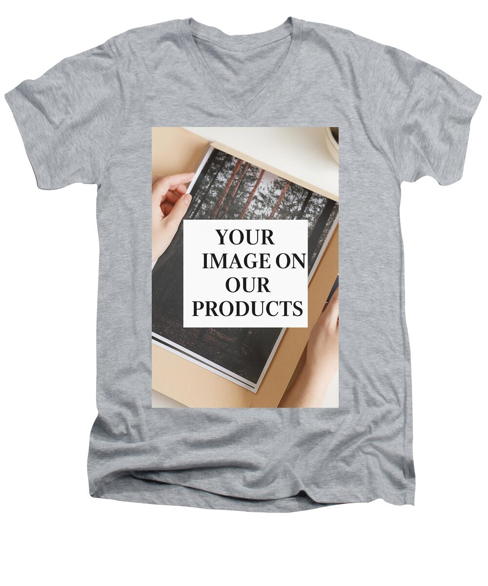Personalized Product Design Showcase - Men's V-Neck T-Shirt